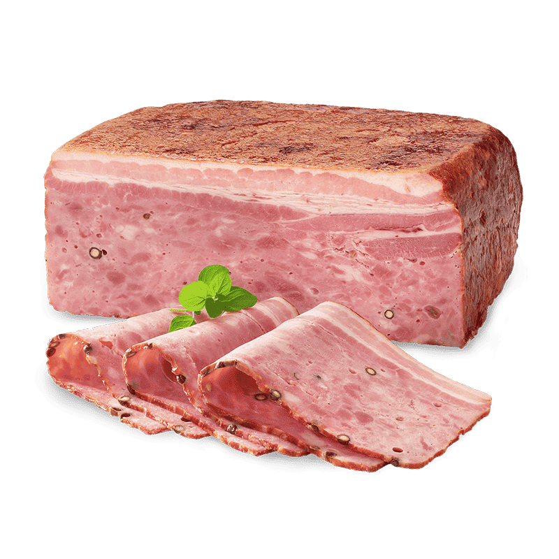 Pfeffersaftfleisch, gegart und geräuchert 11