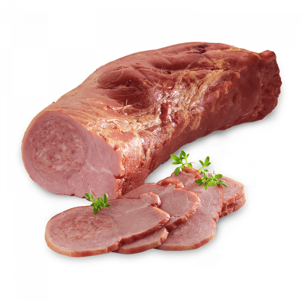 Echt Thüringer gefülltes Schweinefilet, gegart und geräuchert