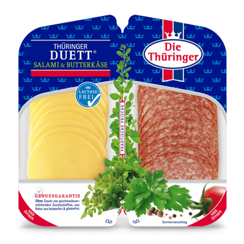 thüringer duett aufschnitt käse wurst