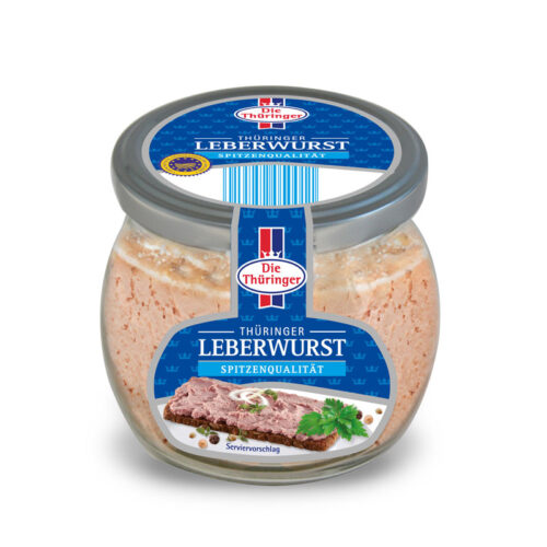 Original Thüringer Leberwurst - im Glas 300g 5