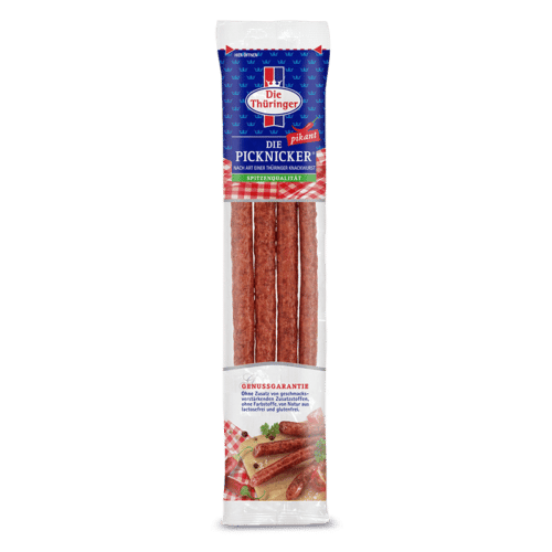 Pikante Knackwurst Picknicker