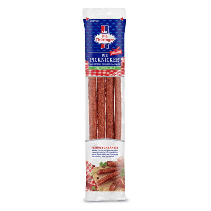 Pikante Knackwurst Picknicker