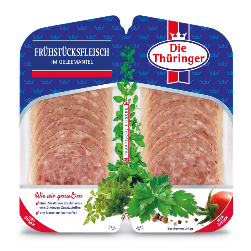 Thüringer Frühstücksfleisch im Geleemantel 1